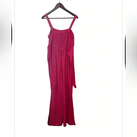 Nic+Zoe Shocking Pink Rumba Park Jumpsuit, size 8 - Picture 7 of 11